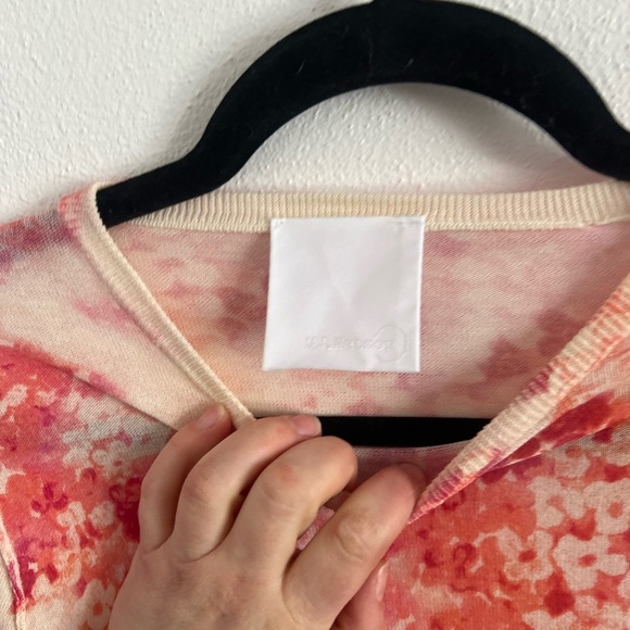 MJ Watson Print Floral Pullover Sweater, size S - Picture 3 of 6